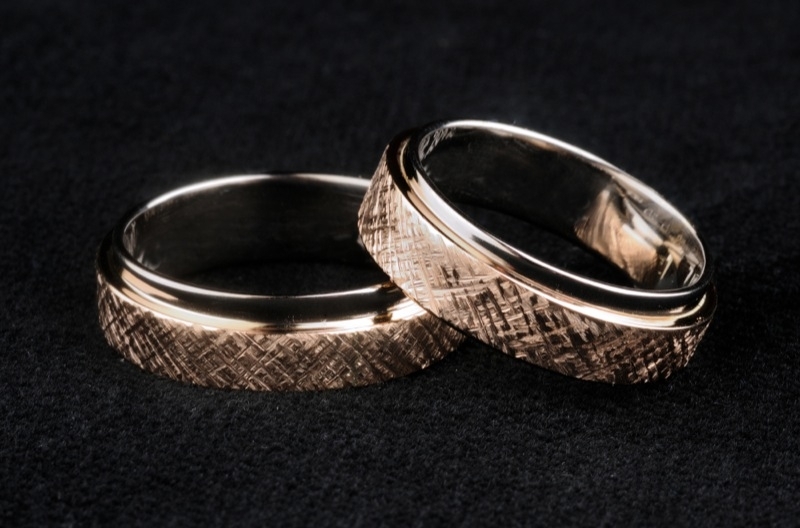 1 Abielusõrmused - valge kuld, kuld